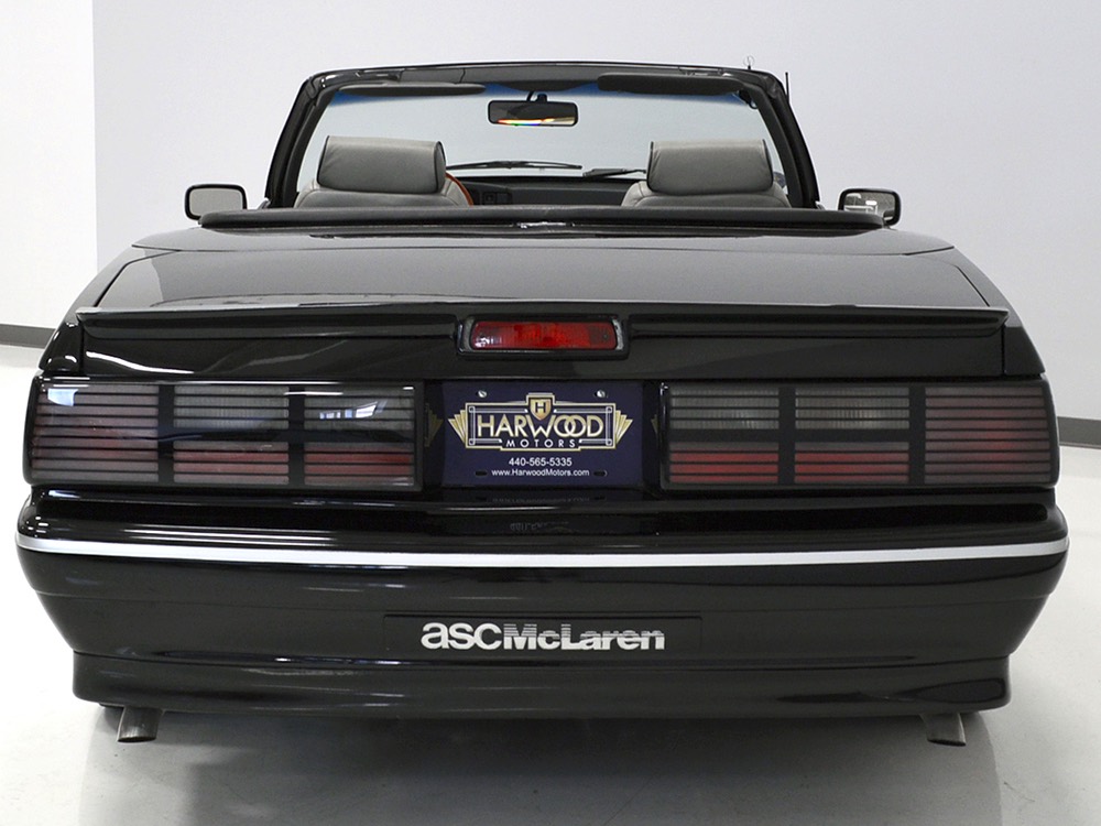 Harwood Motors 1988 Ford Asc Mclaren Convertible Sold